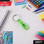 ALVENZA Mini Plastic Carabiner Keychain – Durable Clip for Keys & Bags