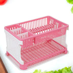 ALVENZA Kitchen Organizer Rack with Water Storing Tray – Durable & Space-Saving