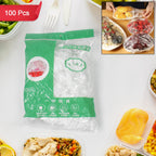 Disposable Elastic Food Covers 100-Pack Freshness | Organivo - Front View