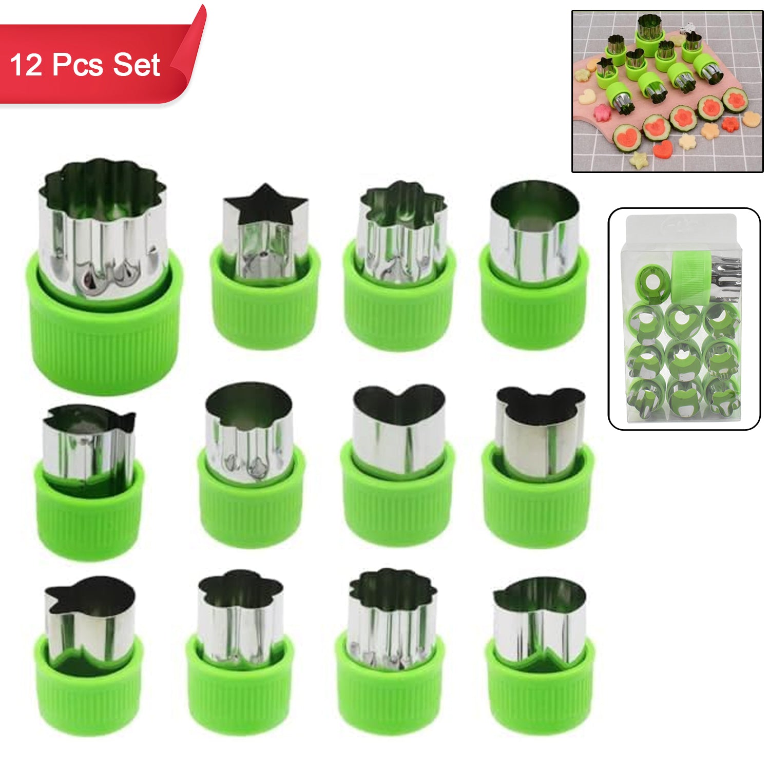 Stainless Steel Cookie Cutter Set 12 Pc Baking Molds | Bake & Dwell