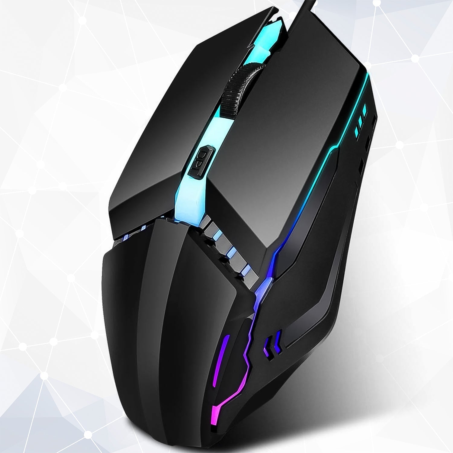 ALVENZA Wired Gaming Mouse – Ergonomic Design & RGB Lighting | Indo Glow