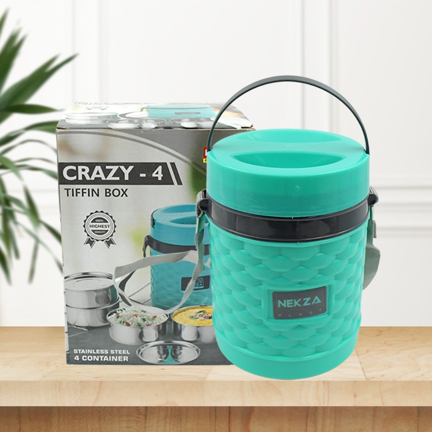 ALVENZA Double Wall Insulated Stainless Steel Tiffin – Keeps Food Hot & Fresh