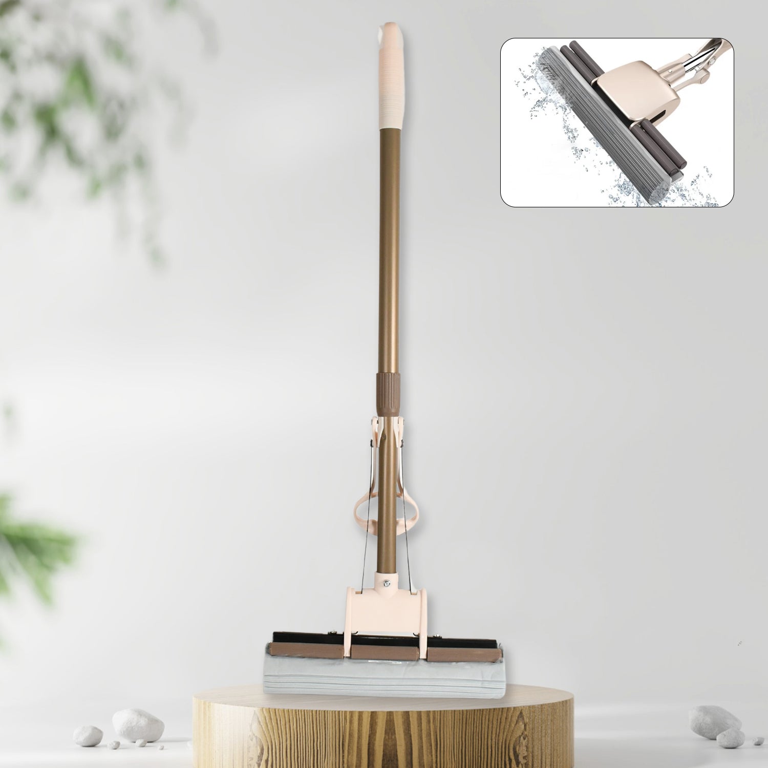 ALVENZA Self-Cleaning Sponge Mop – Super Absorbent | storenzo