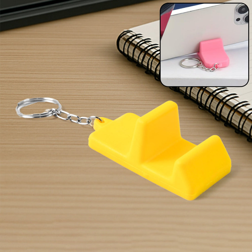 ALVENZA Mobile Stand Keychain – Compact 2-in-1 Phone Holder