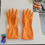 Waterproof Rubber Gloves Reusable Kitchen & Household Protection