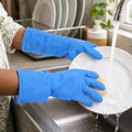 Rubber Cleaning Gloves Reusable and Waterproof for Household Tasks