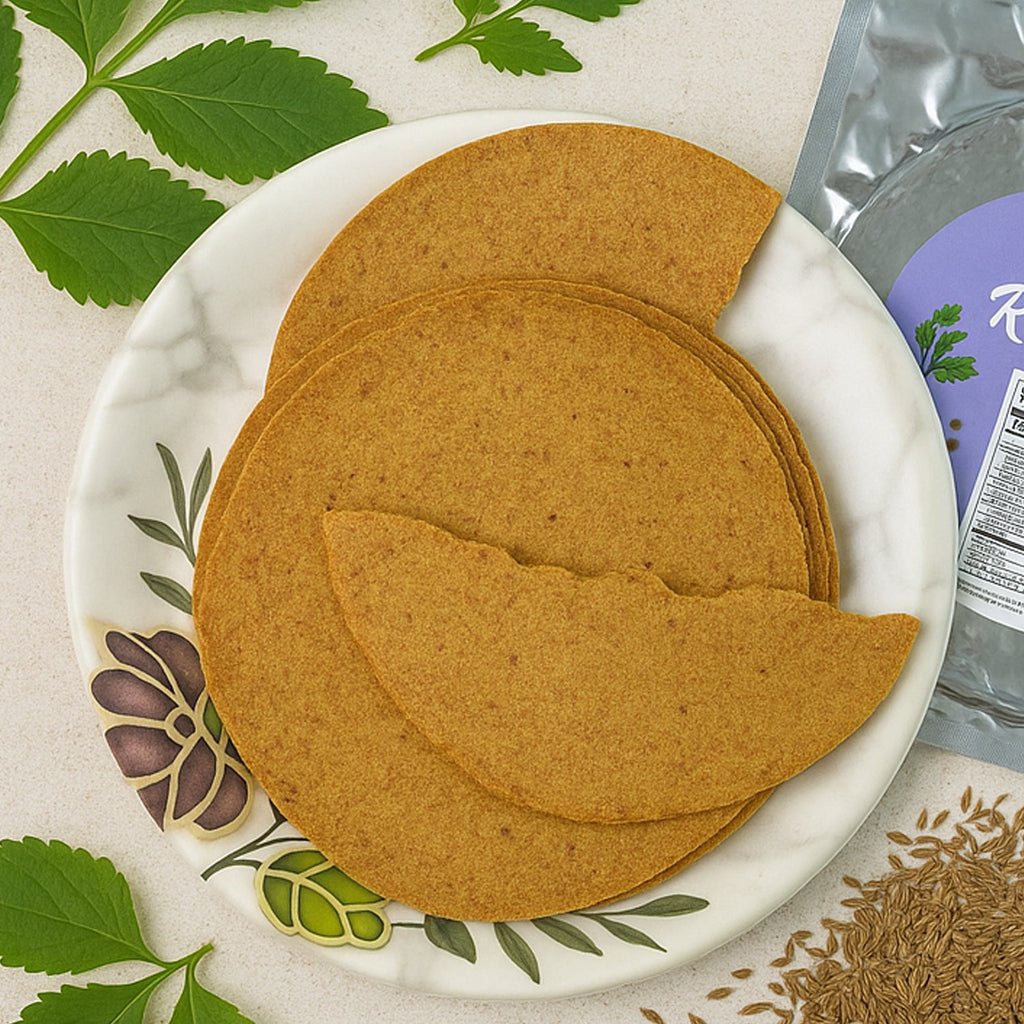 Ragi Khakhra Carmonised Wheat Chips (180g) | Maniarr's