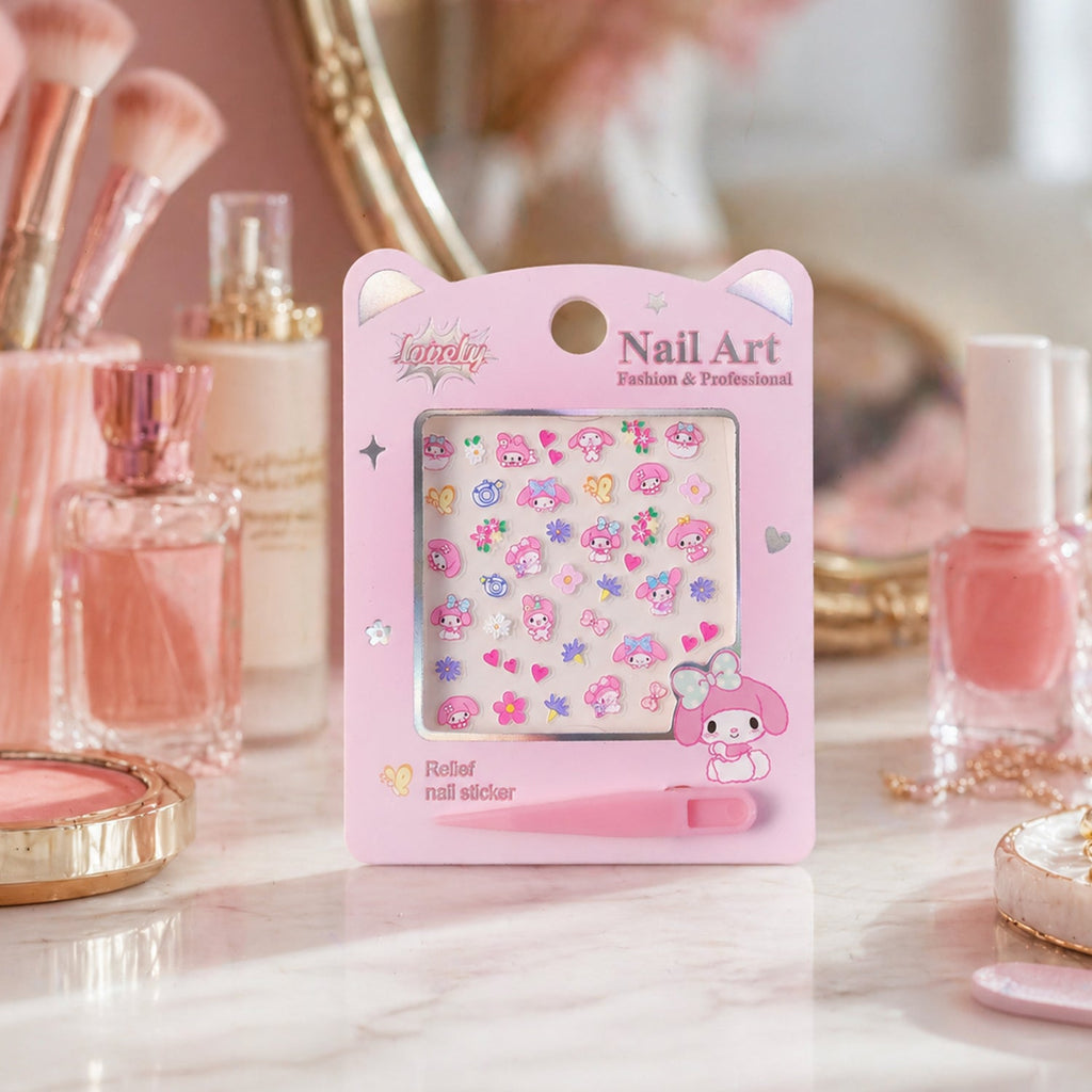 Nail Art Sticker Set Easy DIY Creative Manicure Kit - Detail View 7