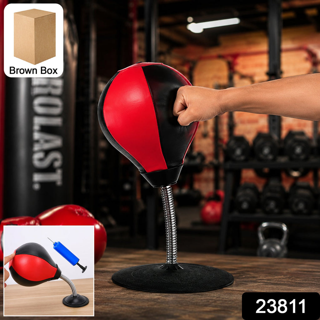 Inflatable Desktop Punching Bag Stress Relief & Reflex Training