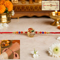 ALVENZA Traditional Ganesh Beaded Rakhi – Embrace Festive Bonding