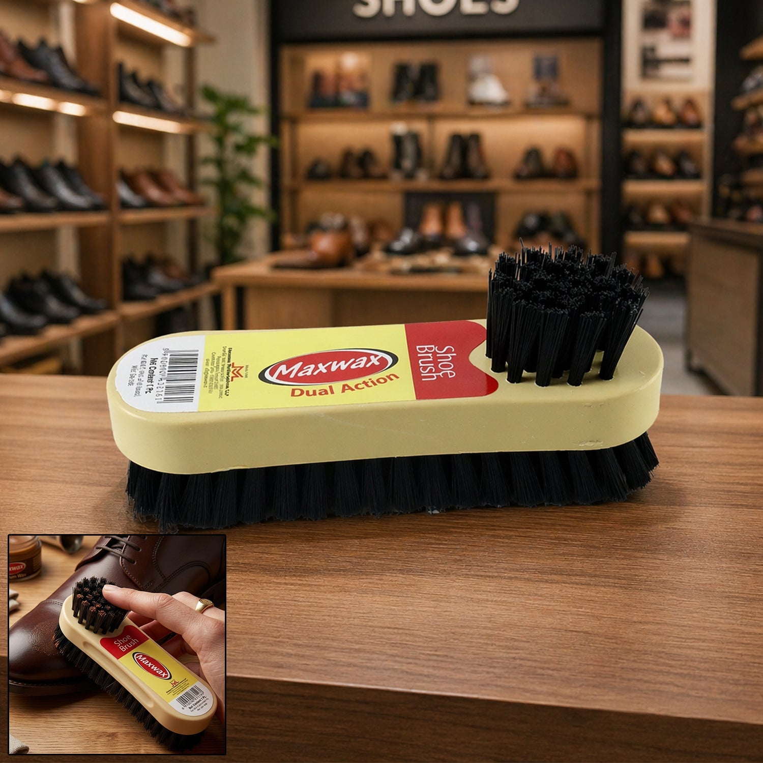 Shoe Cleaning Brush Dual Action 2-in-1 for Effective Footwear Care