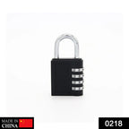 ALVENZA 4-Digit Combination Padlock – Secure Portable Lock | Indo Glow
