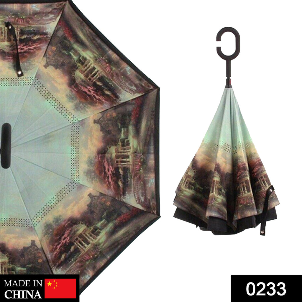 ALVENZA Reverse Umbrella – Windproof Automatic Compact Travel | FERVENT