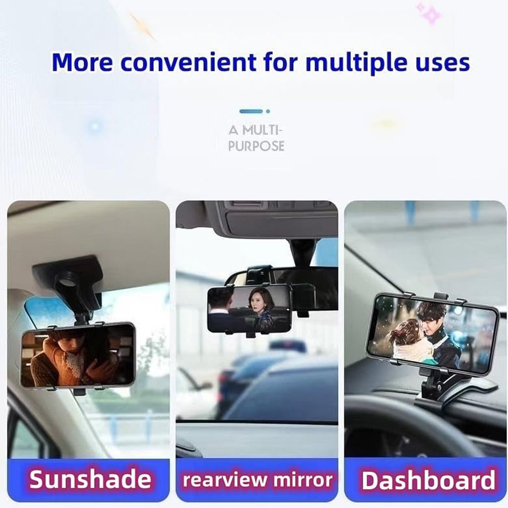 ALVENZA Universal Mobile Phone Holder – Secure Clip with 360° Rotation