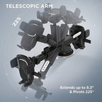 ALVENZA Adjustable Car Mount – 360° Universal Phone Holder | Velvet Wheels