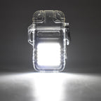 ALVENZA Electric Lighter Flashlight – USB Rechargeable 3-Mode COB | Indo Glow