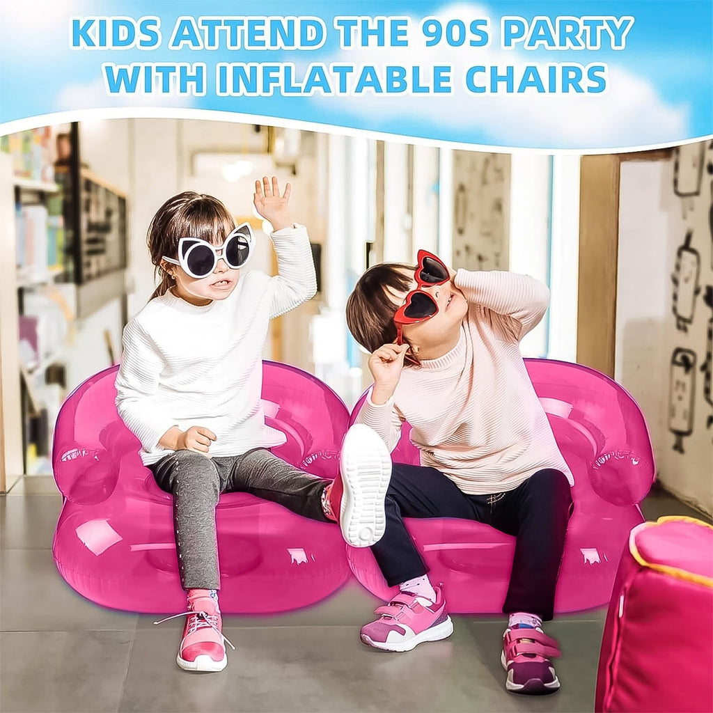 Inflatable Kids Sofa Chair Portable & Durable Seating | Trekola - Detail View 7