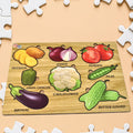 Wooden Vegetable Puzzle Educational Toy for Toddlers | Inventive Play