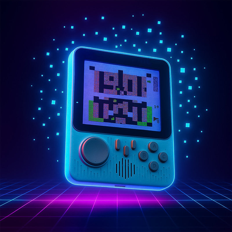 ALVENZA Retro Handheld Game Console – 568 Classic Games & Rechargeable Battery