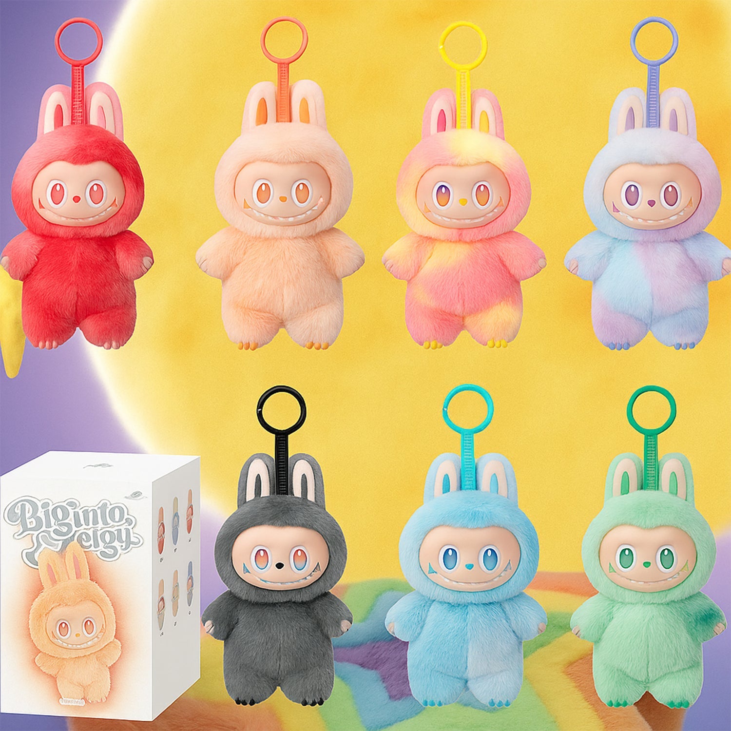 ALVENZA Plush Keychain – Soft Cartoon Animal Toy for Bags