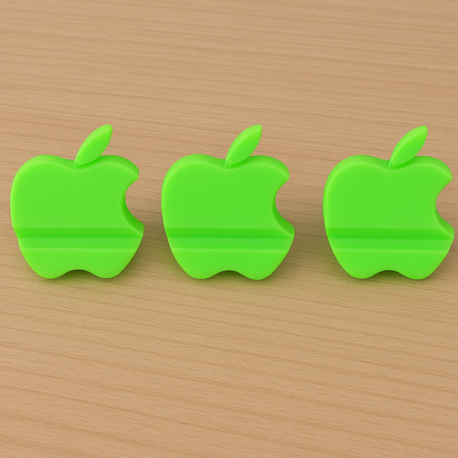 ALVENZA Apple-Shaped Mobile Phone Stand – Compact 3-Piece Set