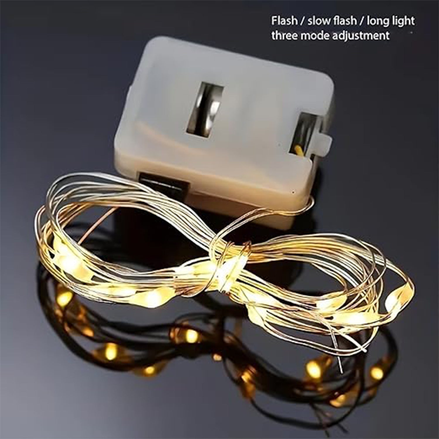 LED Fairy Lights Battery Operated for Festive Decor and Events - Front View