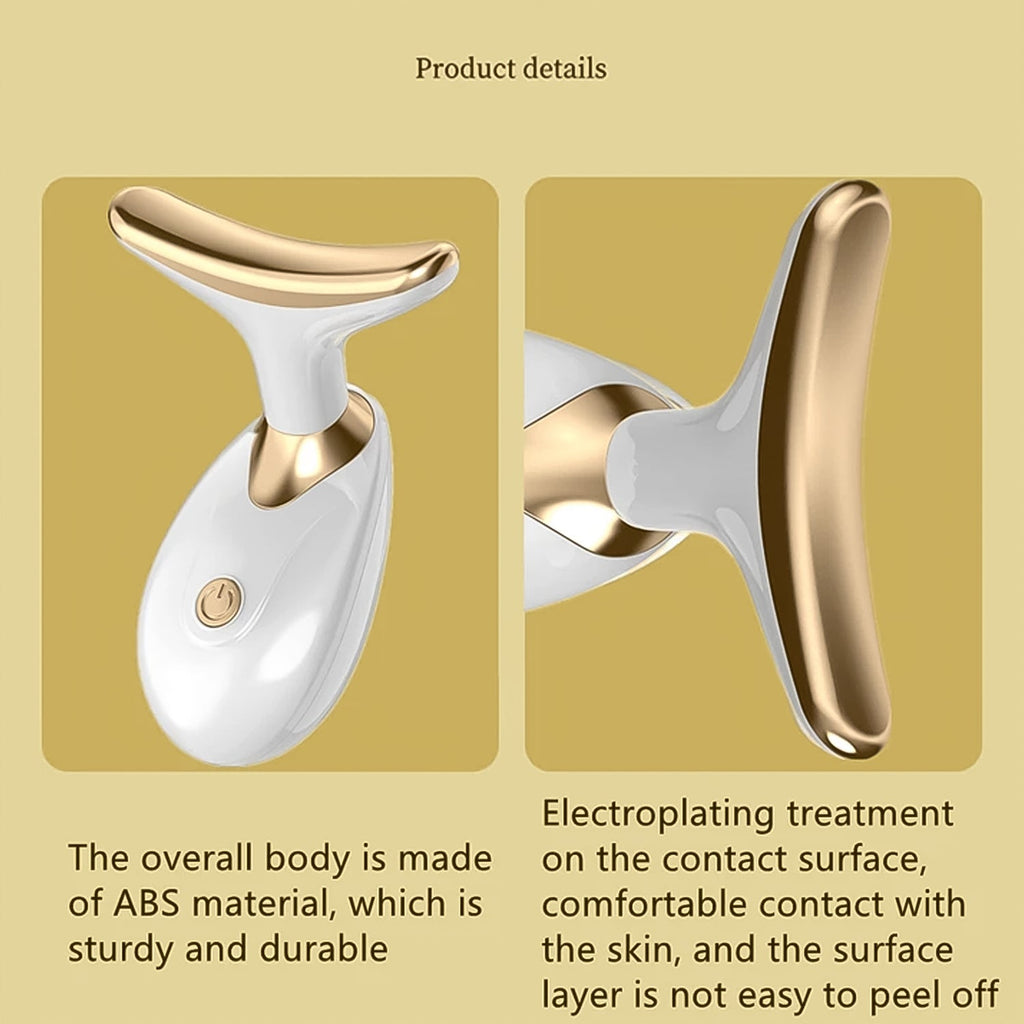 Neck Face Massager Skin Firming & Wrinkle Removal | Velvet Wellness - Front View