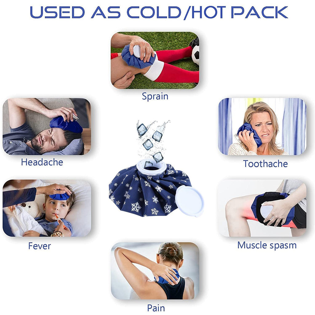 Ice Bag for Pain Relief – 9 Inch Reusable Compress | VelvaBloom