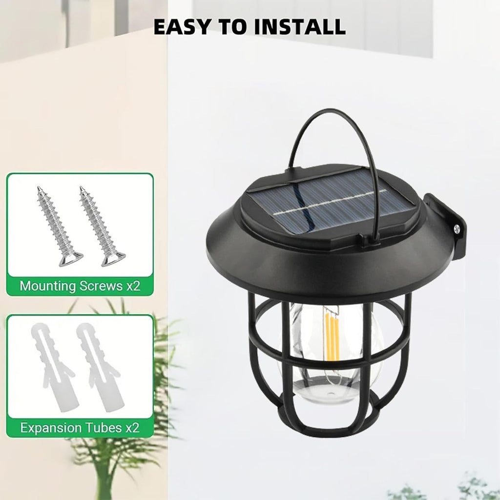 ALVENZA Solar Lantern Wall Lights with Motion Sensor – Energy Efficient & Stylish