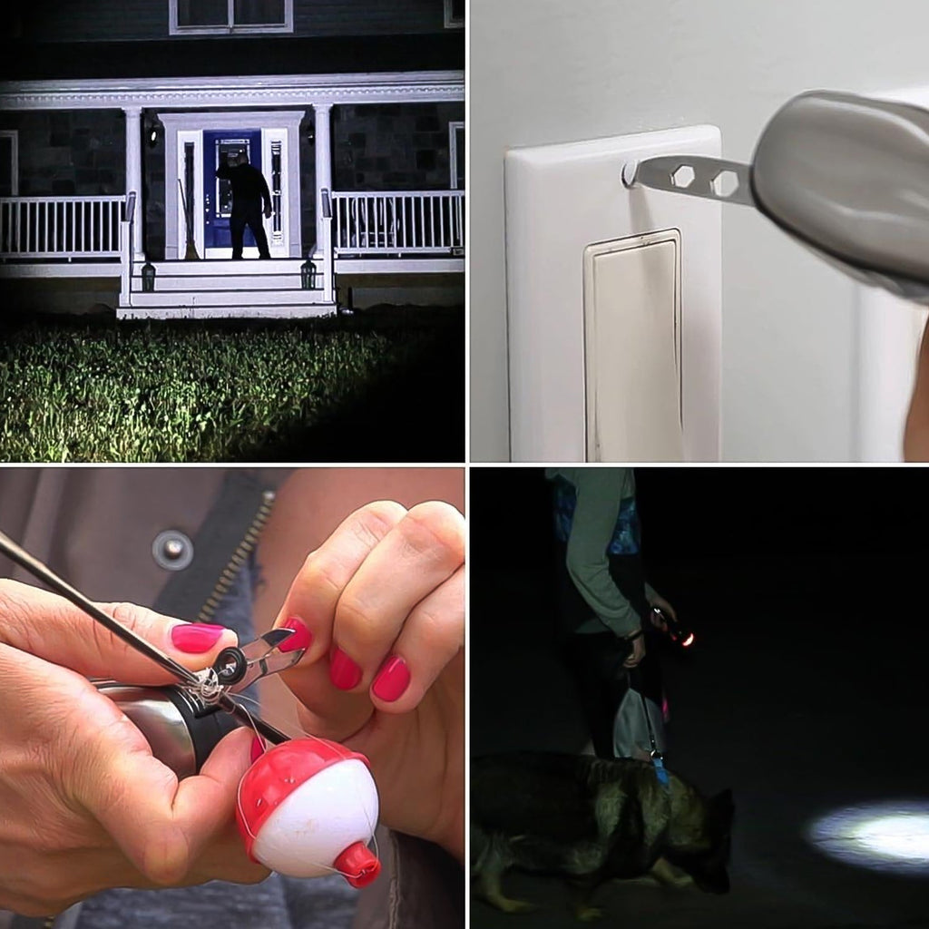 ALVENZA Multi Tool LED Flashlight – Emergency Torch & Kit | Poravar