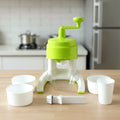 ALVENZA Manual Ice Crusher – Hand Crank Snow Maker for Beverages