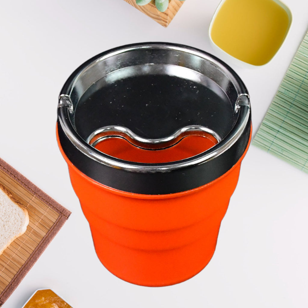 ALVENZA Car Ashtray – Portable Smokeless Cup Holder with Lid | Velvet Wheels