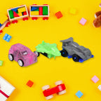 Pull Back Car Set 12 Mini Vehicle Toys for Kids | Aditi - Front View