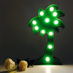 Coconut Tree LED Lamp Romantic Table Night Light | Tidy Table - Detail View 5