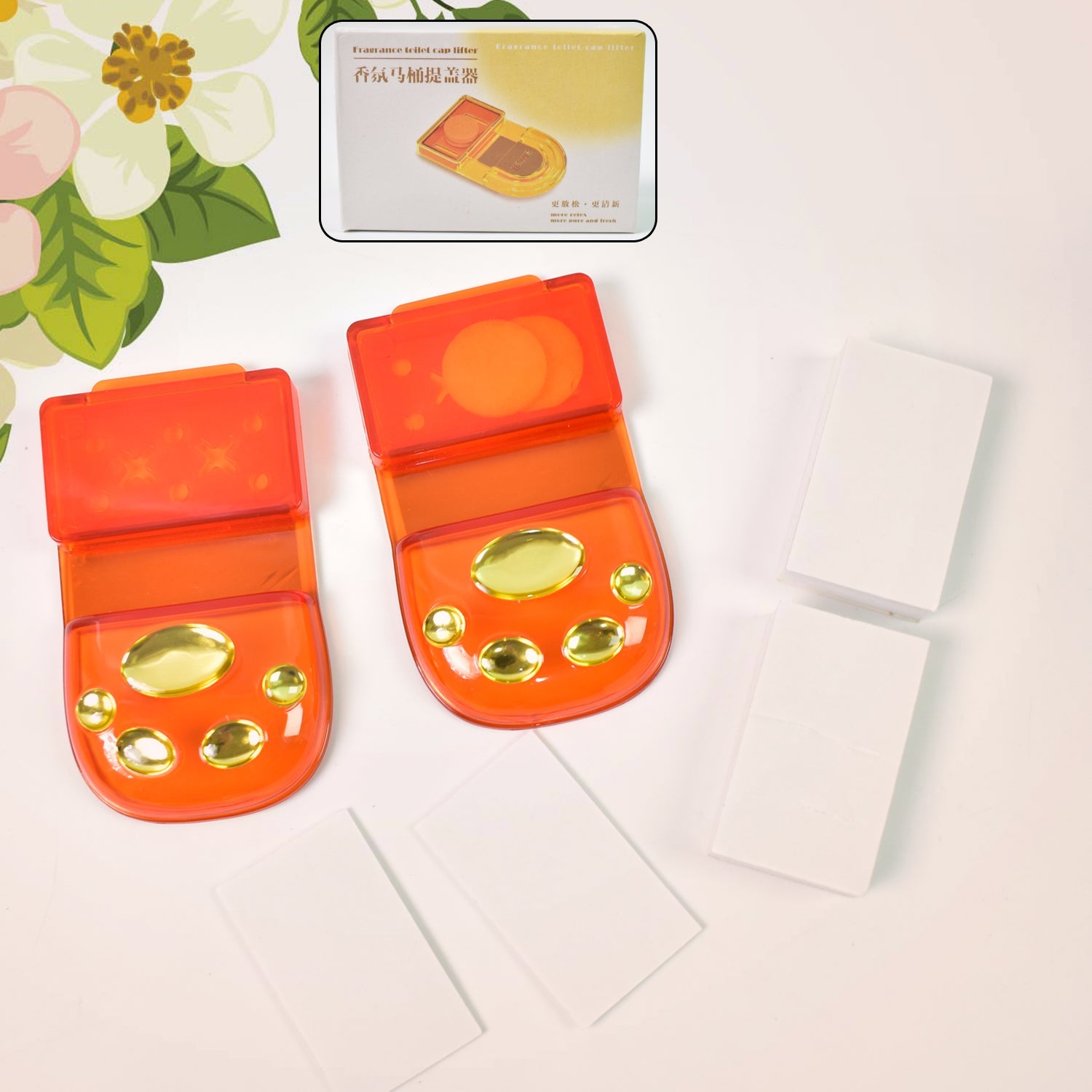 Hygienic Toilet Lid Lifter Fragrance, Self-Adhesive | Bathora - Detail View 5