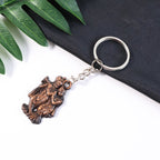 ALVENZA Radha Krishna Metal Keychain Set – Durable Spiritual Key Rings (2 Pc)