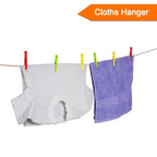 Plastic Cloth Pegs (36 Pcs) Multipurpose & Strong | BathNova - Front View