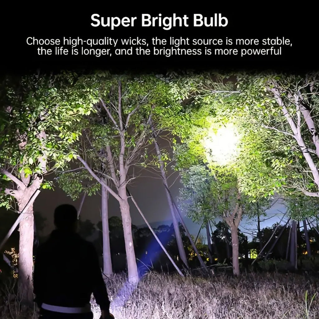 ALVENZA Rechargeable LED Flashlight – Portable 7-LED COB Torch | PHOBIA