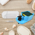 3-in-1 Soap Dispenser Kitchen & Bathroom Organizer | VelvetBubbles - Front View
