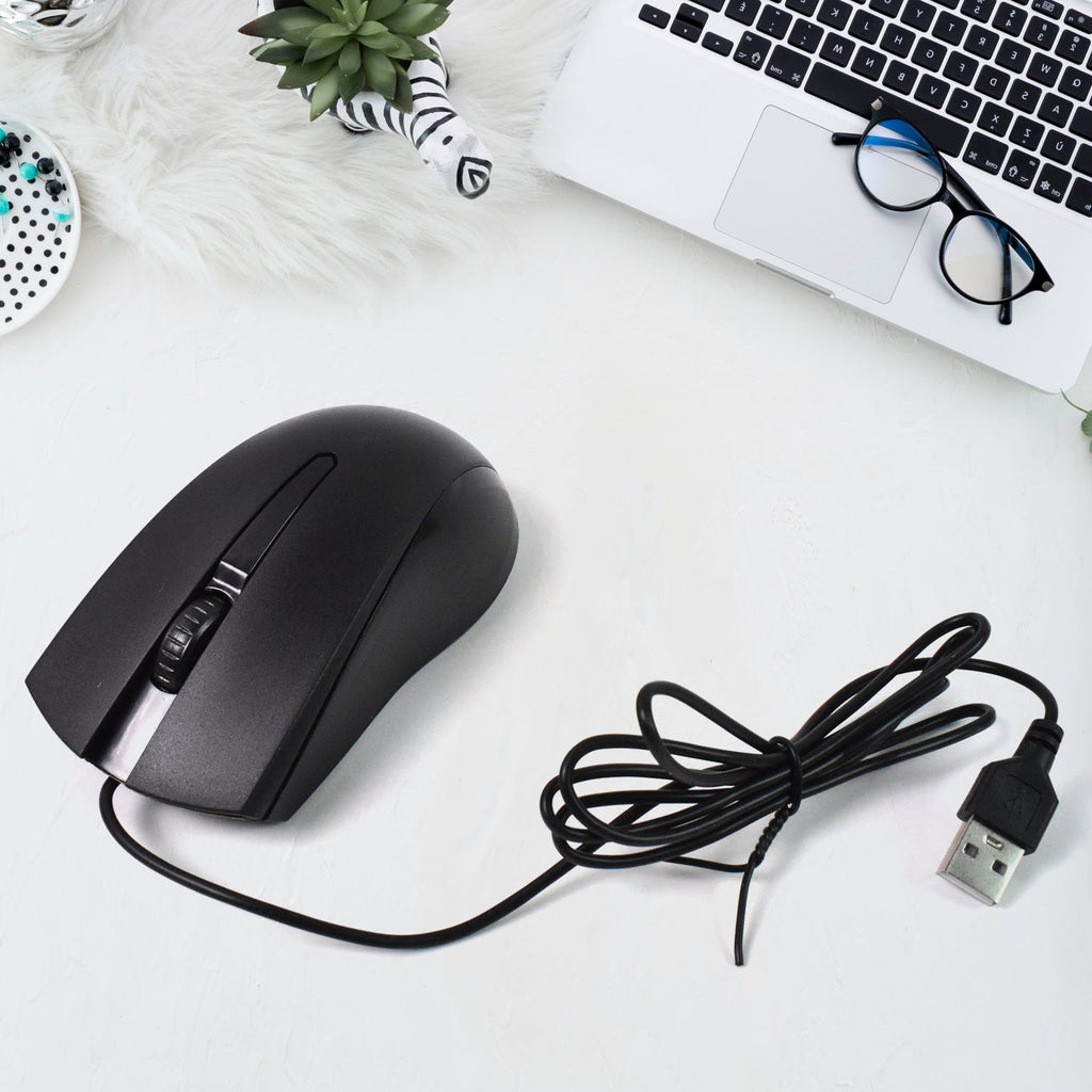 Wired Optical Mouse X2 Precision & Comfort for PC/Laptop | Compshop