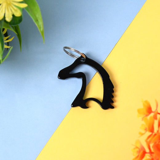 ALVENZA Horse Face Keychain – Durable Metal Equestrian Accessory | Styleva