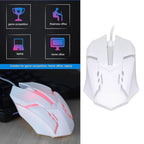Wired Gaming Mouse Ergonomic RGB Lighting for Gamers - Front View