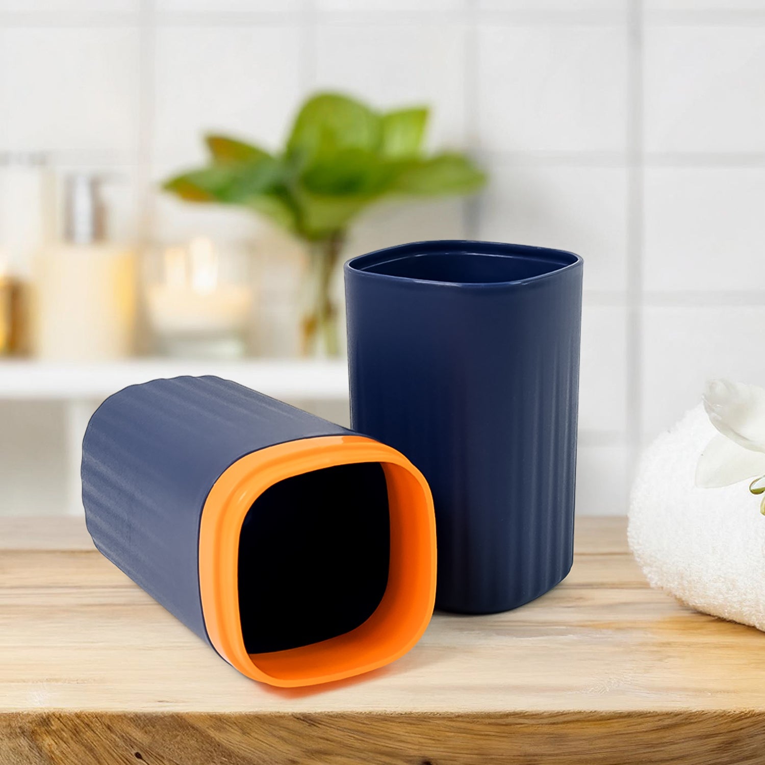 Travel Toothbrush Case Hygienic & Portable Holder | BrushedUp - Back View