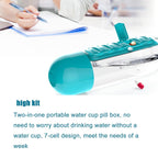 Pill Organizer Water Bottle 600ml – Travel Friendly | Own Hydrate