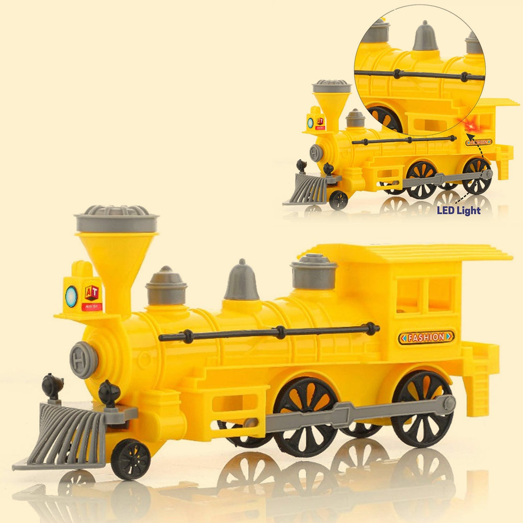 Pull Back Train Toy LED Lights & Safe Play for Kids | Aditi - Front View