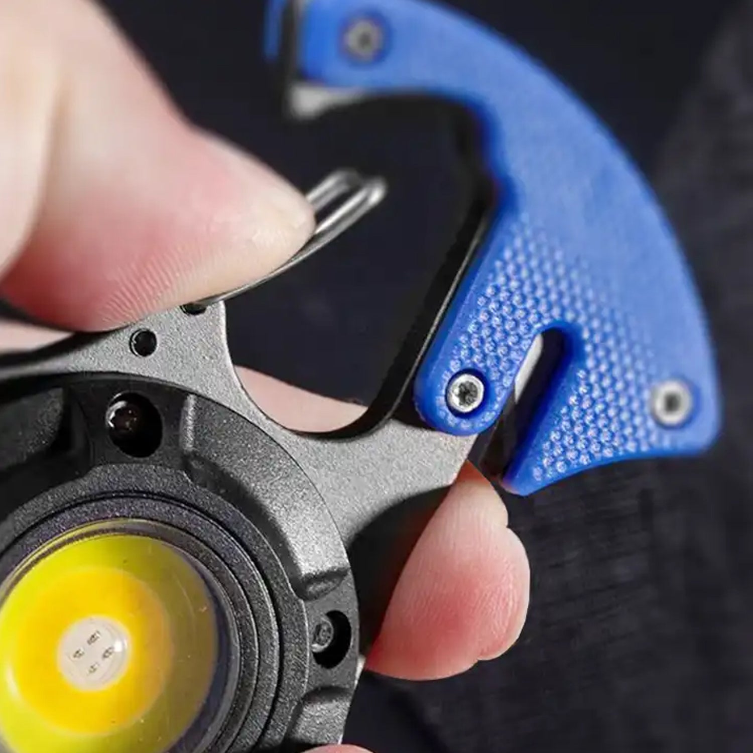ALVENZA Rechargeable LED Keychain Flashlight – 6 Modes, Super Bright | Indo Glow