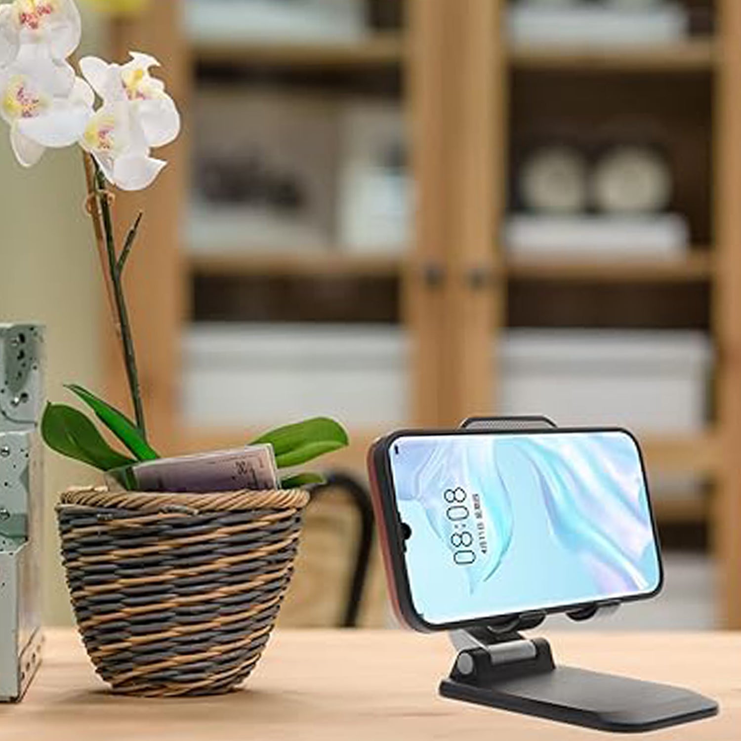 ALVENZA Mobile Phone Holder – Sturdy Adjustable Desk & Bed Stand