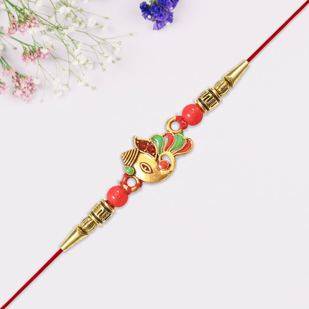 ALVENZA Ganpati Rakhi – Handcrafted Blessings for Brother's Success