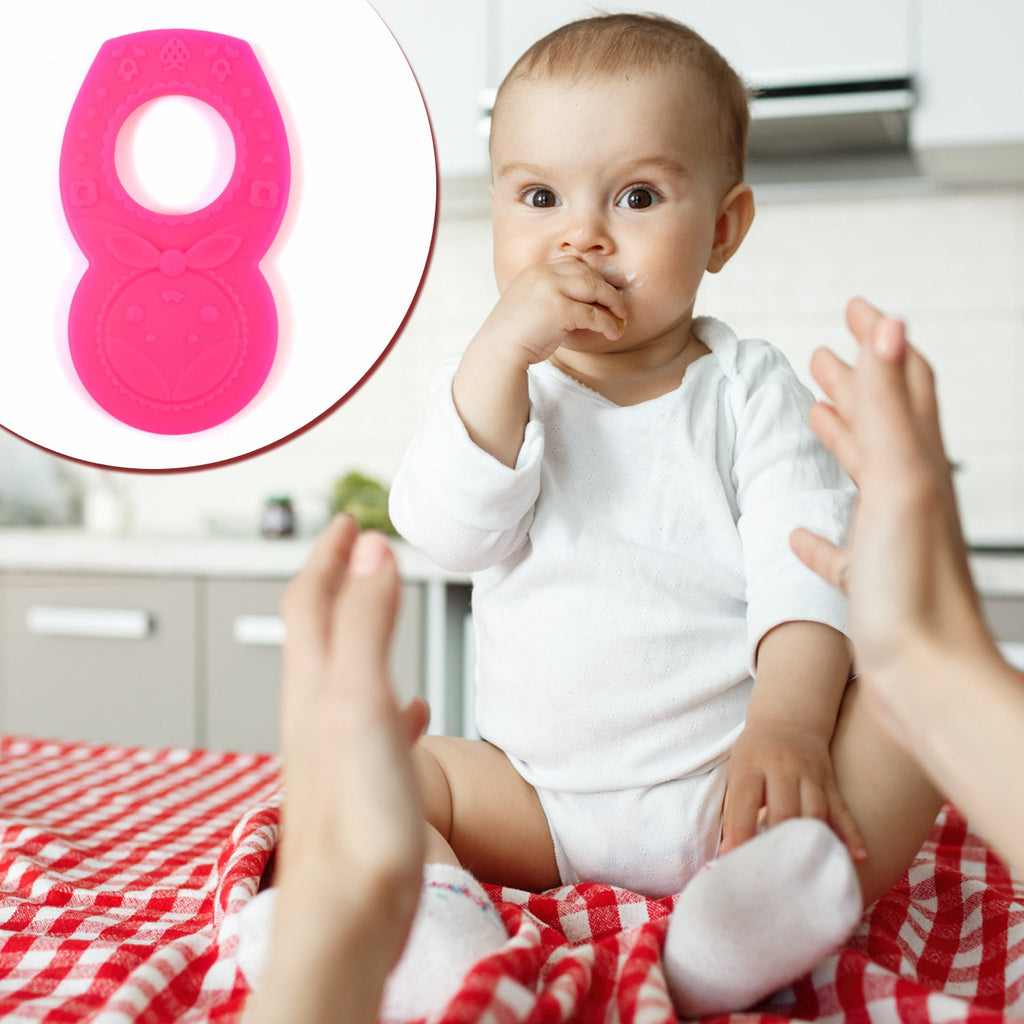 Silicone Baby Teether Soft & BPA-Free Relief | Aditi - Front View