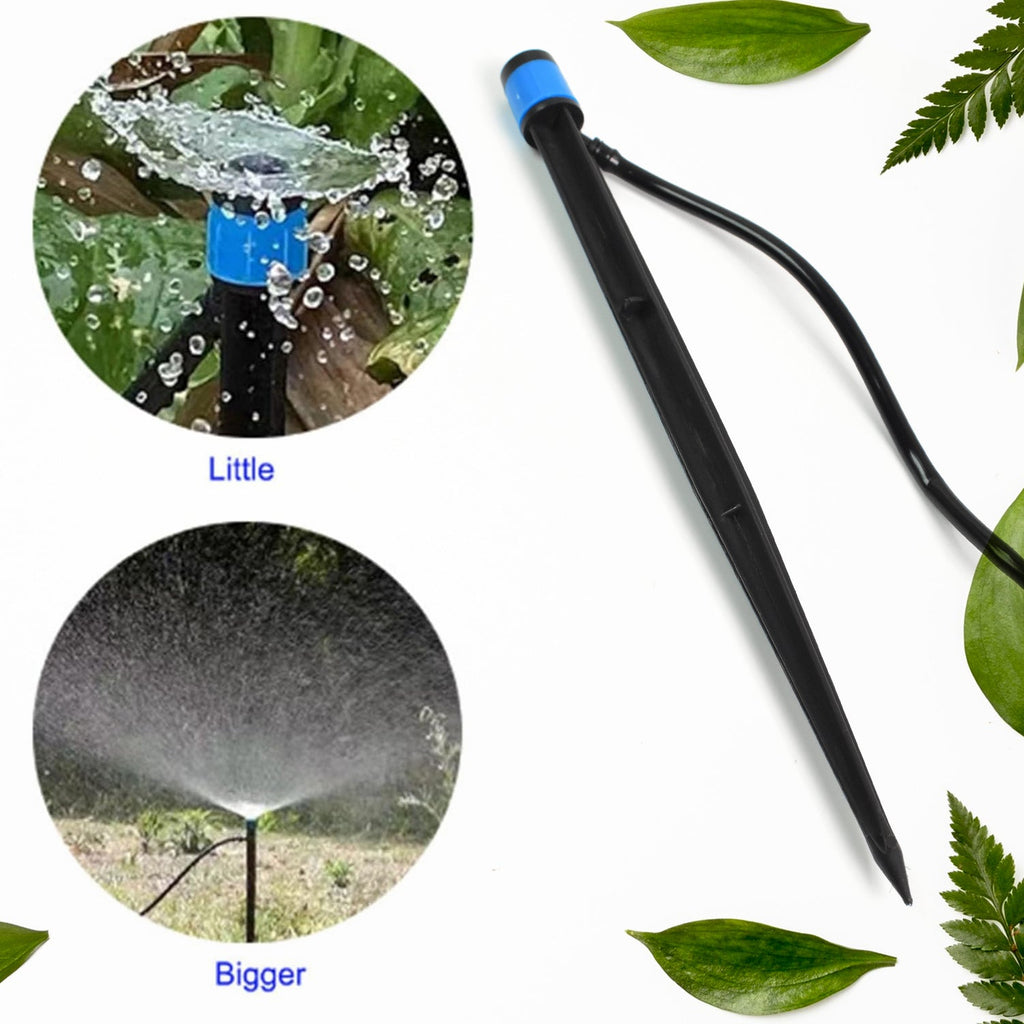Garden Water Dripper 360 Adjustable Flow | Tidy Roots - Front View
